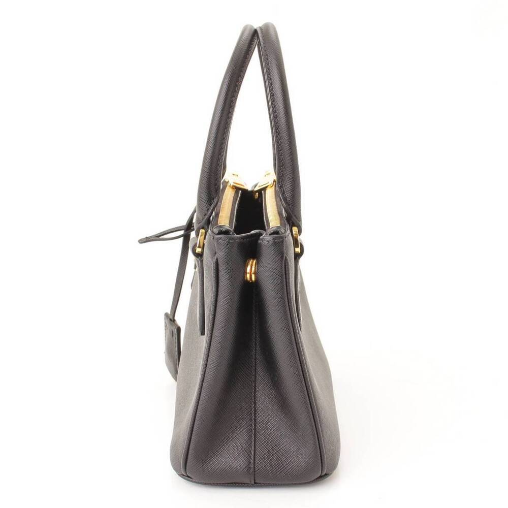 Prada Galleria Saffiano Handbag Shoulder Bag Black - Picture 3 of 10